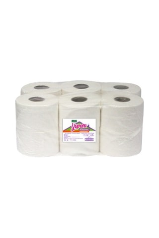 Komili İçten Çekmeli Tuvalet Kağıdı 9.8 MM 2 x 6'lı