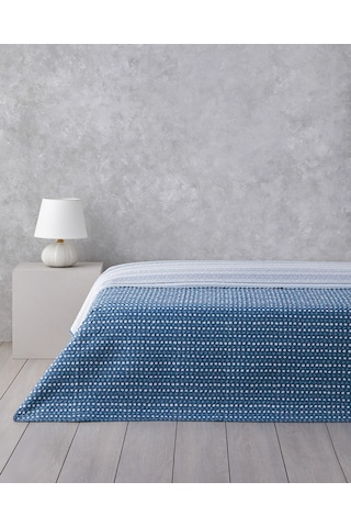 English Home Contemporary Chic King Size Çok Amaçlı Örtü 240x220 Cm Lacivert Lacivert