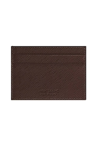Mont Blanc Montblanc Sartorial Deri 5 Bölmeli Kartlık 223029 Kahverengi