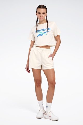 Reebok New Id Reg Crp Tee Bej Kadın Kısa Kol T-shirt Bej