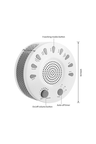 Trendooze Profesyonel Beyaz Gürültü Makinesi Uyku Yardım Cihazı