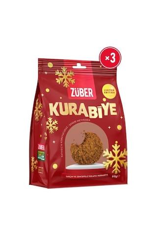 Tarçın Ve Zencefilli Yulaflı Kurabiye 80g X 3 Adet