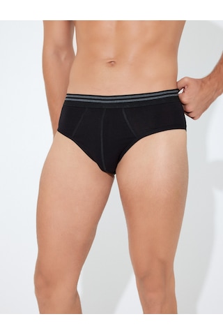 Koton Slip Boxer Seti 3'Lü Çok Renkli Pamuklu Antrasit Melange 5Wlm90053Mk Antrasit Melanj