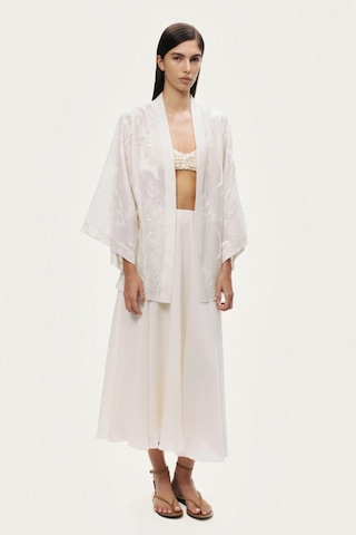 N26yn11149 Nocturne Kimono Ekru