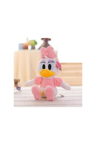 İthal Soft Kumaş Xl Boy Donald Duck & Daisy Duck Peluş Oyuncak Uyku & Oyun Arkadaşı Çeşitleri 60 Cm. Pembe