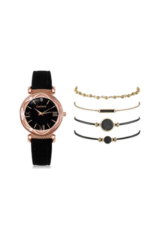 Gogoey Kadın Kol Saati + Bileklik 4 Adet 140776623