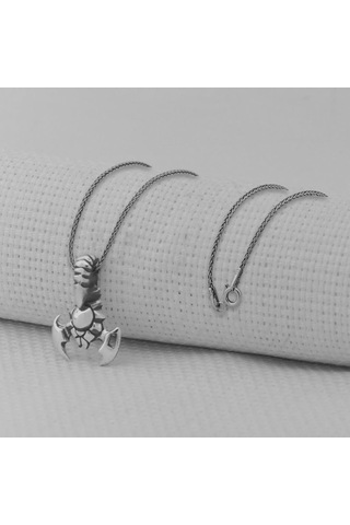 Takıhan Akrep Büyük Boy 925 Ayar Gümüş Kolye