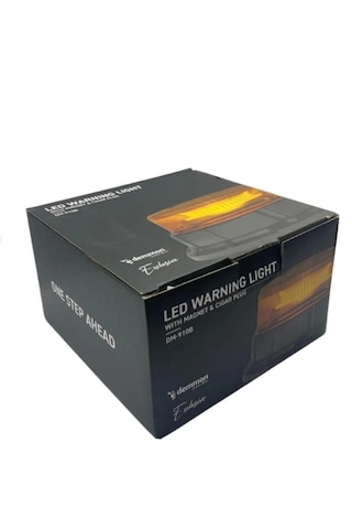 Demmon Dm-910b Led Tepe Lambası - Lamba - Mıknatıslı & Çakmak Soketli - Ip67 Ece R65 Onaylı