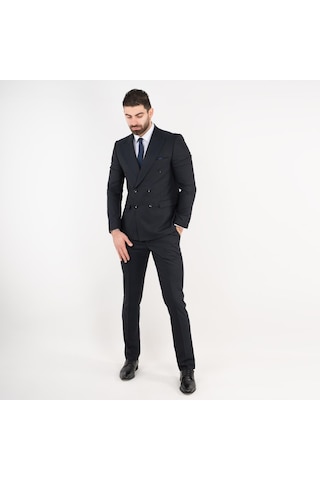 Apartro Kruvaze Slimfit Erkek Takım Elbise