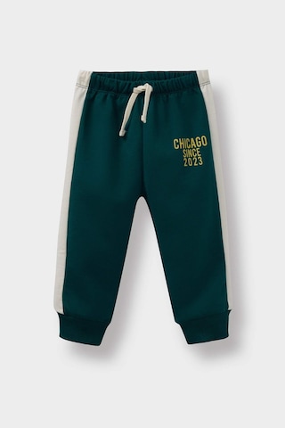 Defacto Erkek Bebek 2li Takım Baskılı Fermuarlı Sweatshirt Eşofman Altı F3260a525augn671 Yeşil