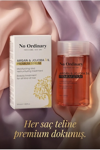 Premium Argan & Jojoba Içerikli Doğal Saç Bakım Yağı & Serum 100ml