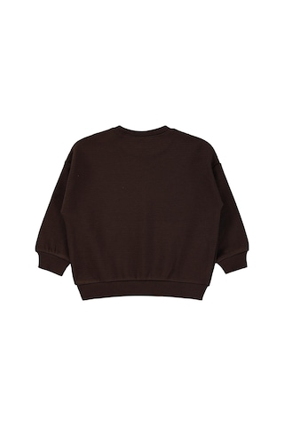 Civil Baby Basic 6-18 Ay Sweatshirt - Kahverengi Koyu Kahverengi