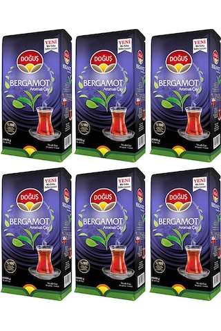 Doğuş Bergamot Aromalı Siyah Dökme Çay 6 x 1 KG