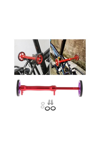 Suntek Katlanır Bisikletler Kolay Tekerlekler Ara Kırmızı-Mor Kırmızı - Mor