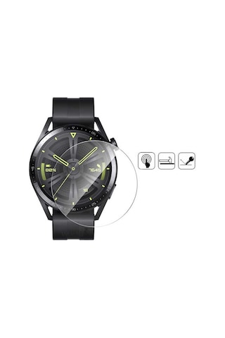 Huawei Watch Gt 3 46mm Mkst Narr Tpu Body Ekran Koruyucu - Renksiz