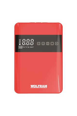Wolfram 75518 150PSI Powerbank Özellikli Şarjlı Dijital Hava Kompresörü