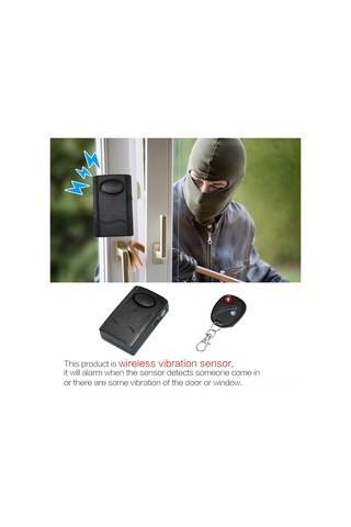 Yunboo Kablosuz Kumanda Titreşimli Alarm Dlzd1 - Kapı, Pencere, Ev, Dükkan Ve Elektrikli Araç Güvenliği İçin 120db Sesli Uyarı