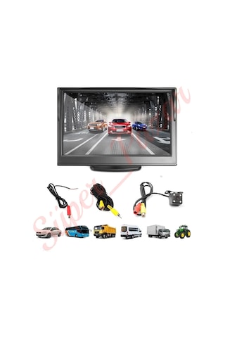 Audiomax 5 İnç Araç Monitör Araç Geri Görüş Park Kamerası Md5