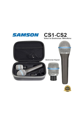Samson Cs1/cs2 Vokal ve Enstrüman Mikrofonu