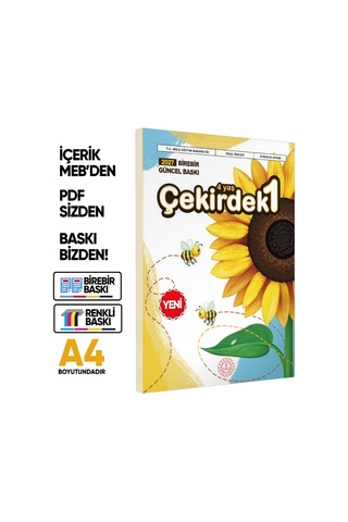 4 Yaş Okul Öncesi MEB Etkinlik Kitabı Çekirdek 3’lü Set Eğlenceli ve Öğretici Aktiviteler BASKI ÜCRETİ