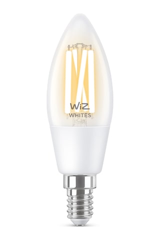 Wiz 40W Sarı-Beyaz Ambiyans E27 Şeffaf Cam Akıllı Filament Ampul (C35)