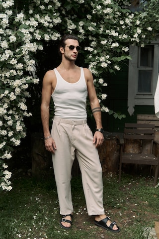 Ales Bej Erkek Pantolon Bej