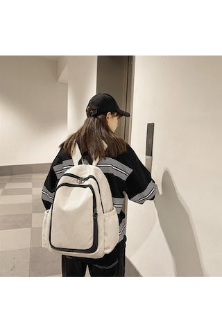 Günlük Sırt Çantası Spor Ve Outdoor Sırt Çantası Sırt Çantaları Beyaz