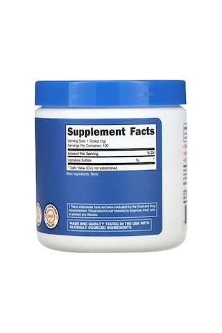 Nutricost, Agmatine, Unflavored, 3.5 Oz 100 G Usa.3933