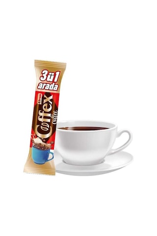 Elvan Coffex 3 ü 1 Arada Hazır Kahve 18 Gr. (1 Kutu)