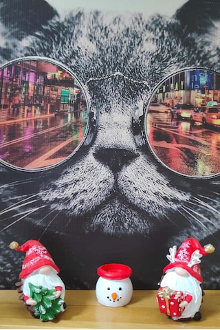 Yılbaşı Şans Cüceleri 3 Lü Set Mumluk Yılbaşı Hediyesi, Dekor Cüce 12 7cm Boyutunda 3 Lü Set