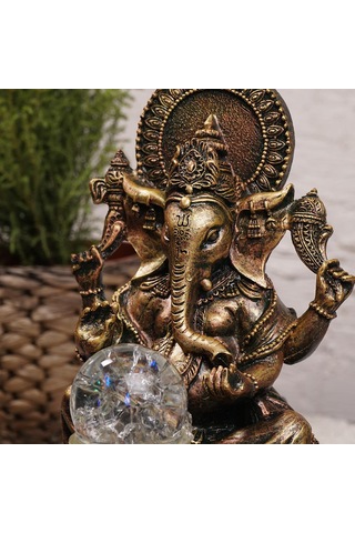 Zen Ganesha Temalı Eskitme Şu Şelalesi