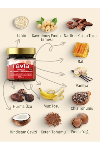 Ravella Ballı Kakaolu Fındık Kreması - 245g