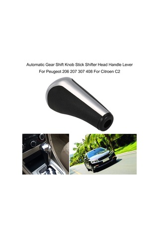 Suofeng Peugeot Ve Citroen İçin Otomatik Vites Kolu Kolu, Pvc & Abs Malzeme, Siyah Ve Gümüş Renkli, 11x5x4cm Boyutunda Vites Kolu Kolu