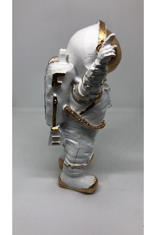 Lebson Dekoratif Polyester Buz Beyazı Astronot Sarı