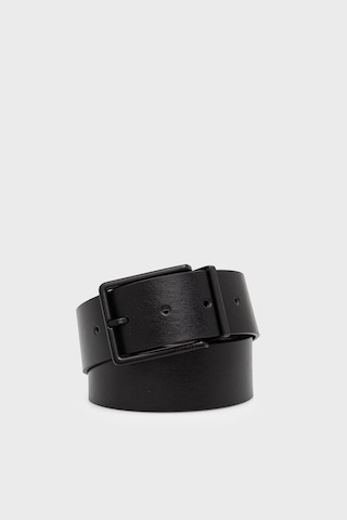 Calvin Klein Deri Logolu Kemer Lv04d7118gv8n Erkek Kemer Lv04d7118g V8n Siyah