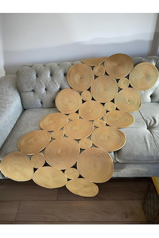 Jüt Kilim, Paspas, Mutfak Halısı, Banyo Paspası, Kilim, Halı, Oturma Odası Halısı, El Dikim Özel Kil Perla