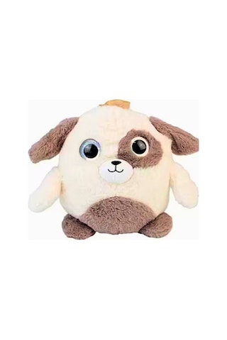 Glanart Çocuklar İçin Sevimli Peluş Sırt Çantası Krem 25 Cm 3-6 Yaş Krem