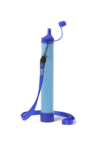 Teltree Acil Durumlar İçin Taşınabilir Su Filtresi, Kamp Ve Doğa Yürüyüşlerinde Kullanım İçin Pratik Çözüm, 1500l Kapasiteli. Mavi