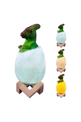 Moly Yunboo Pvc Dinozor 3d Led Gece Lambası, 3 Renk Dokunmatik, Çocuk Odası Dekoru, Akıllı Ev Işıkları Diğer