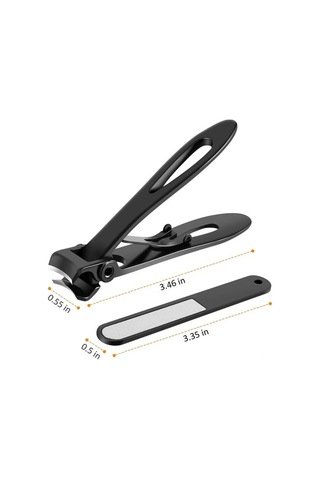 Fortunelane Stainless Steel Kalın Tırnak Kırıcı Seti, Geniş Açılım, Ergonomik Tasarım, Keskin Bıçaklar, Kayma Engelli Kollu