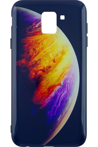 Nettech Samsung Galaxy J600 J6 Uyumlu Desenli Seri Arka Koruma Kılıf