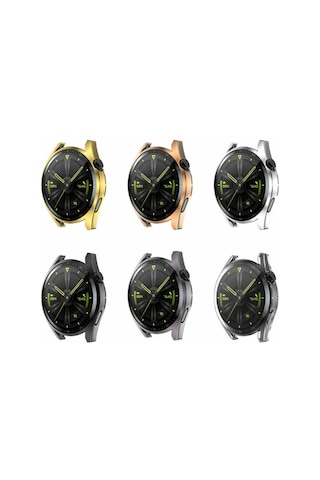 Huawei Watch Gt3 42Mm Silikon Kapak Kılıf Ekran Koruyucu