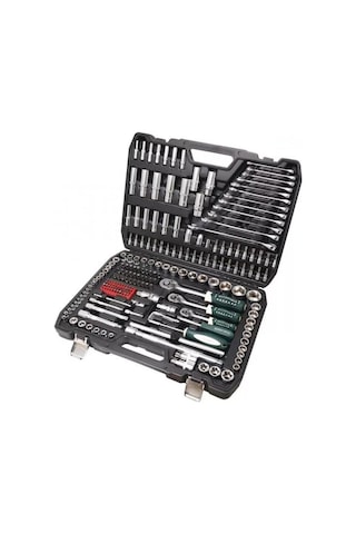 Hırdavat Garajı Rockforce 1/2-3/8-1/4 216 Parça Profesyonel Lokma Takımı Seti