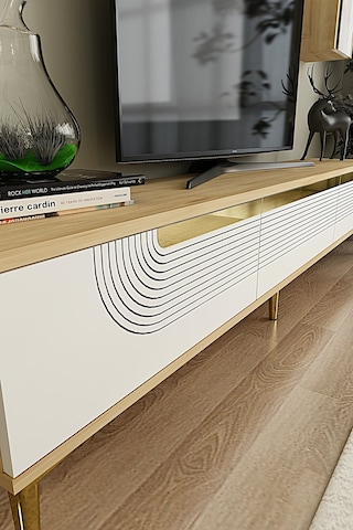 Tvr1803dbs - Meyra Tvr180 Ünitesi Takım Safirmeşe-beyaz-sılver 180cm Safirmeşe-beyaz-sılver