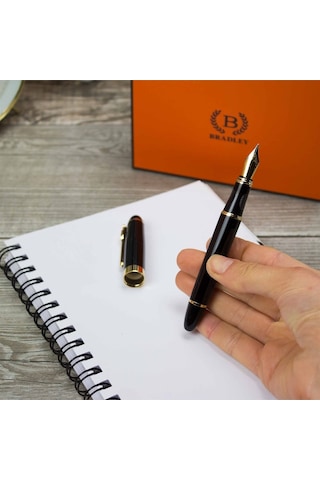 Kişiye Özel Metal Kutulu Bradley Dolma Kalem Seti