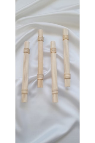Bambu El Sanatı Kulplar - Doğanın Zarafeti Elinizin Altında 160mm