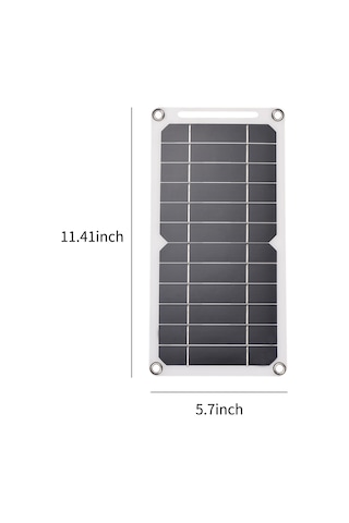 Mufunye 6w Taşınabilir Güneş Paneli - Usb Çıkışlı, Kampçılar Ve Açık Hava Etkinlikleri İçin