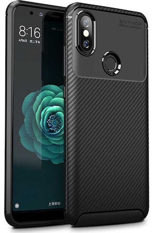Xiaomi Mi 6x Kılıf Zore Negro Silikon Kapak Kahverengi