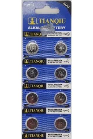 TIANQIE AG13 LR44 Düğme Buton 1.5V Pil - Lazer Kumpas Termometre