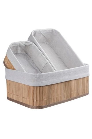 Decohandy Bambu Sepet Seti Renkli